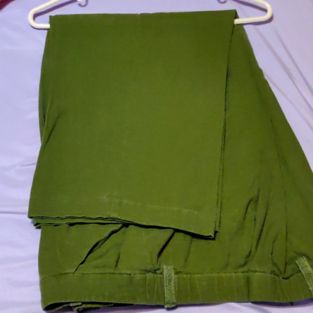 Coldwater Creek Olive green 18W pants Linen